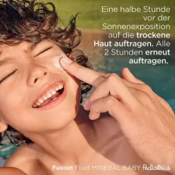 Best Fotoprotector Pediatrics Fusion Fluid Mineral Baby SPF 50, 50 ml Kinder Sonnenpflege|Mineralische Sonnencreme