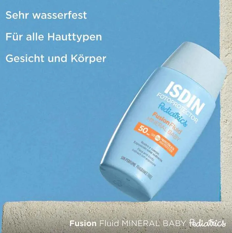 Best Fotoprotector Pediatrics Fusion Fluid Mineral Baby SPF 50, 50 ml Kinder Sonnenpflege|Mineralische Sonnencreme