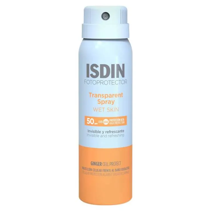 ISDIN Fotoprotector Wet Skin transparent Spray LSF 50, 100 ml