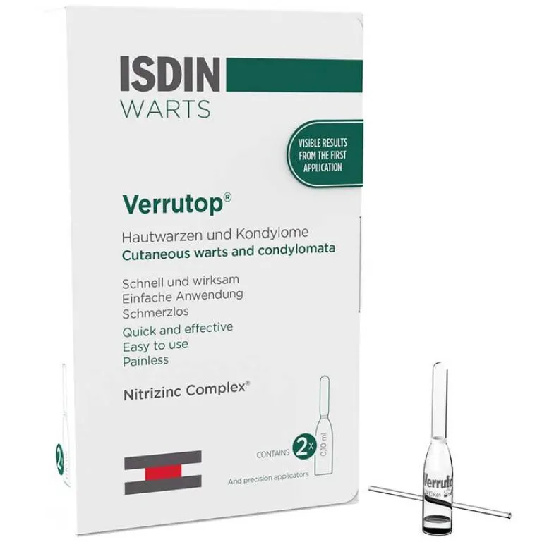 Hot Isdin Verrutop Ampullen, 2X0.1 ml