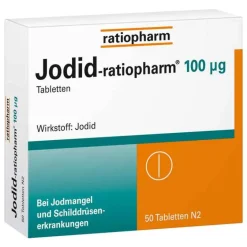 Ratiopharm Jodid- 100 µg Tabletten, 50 St