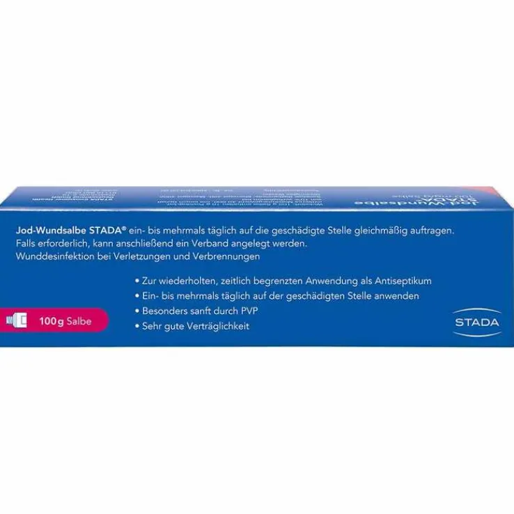 Jod-Wundsalbe STADA 100 mg / g, 100 g