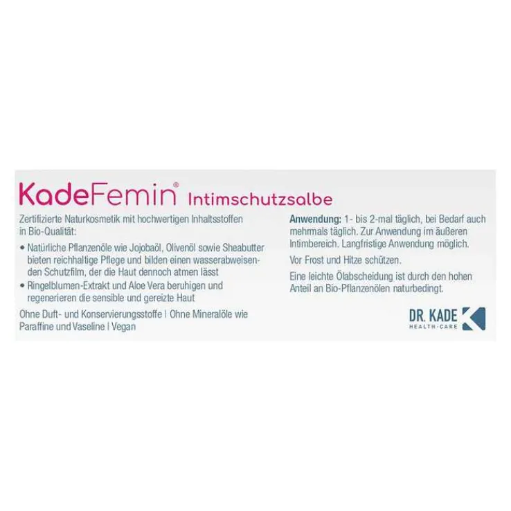 Kadefemin Intimschutzsalbe, 50 ml