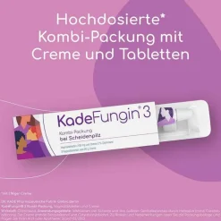 KadeFungin 3 Kombi-Packung 20 g Creme + 3 Vaginaltabletten, 1 St