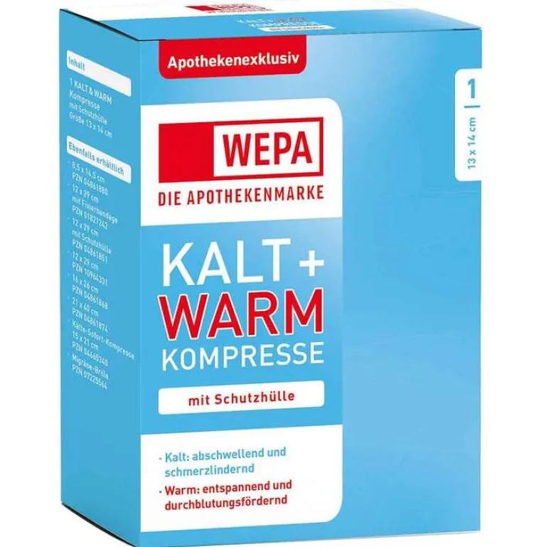 Best Kalt-Warm Kompresse 13x14cm - WEPA, 1 St Kalt-Warm Kompresse