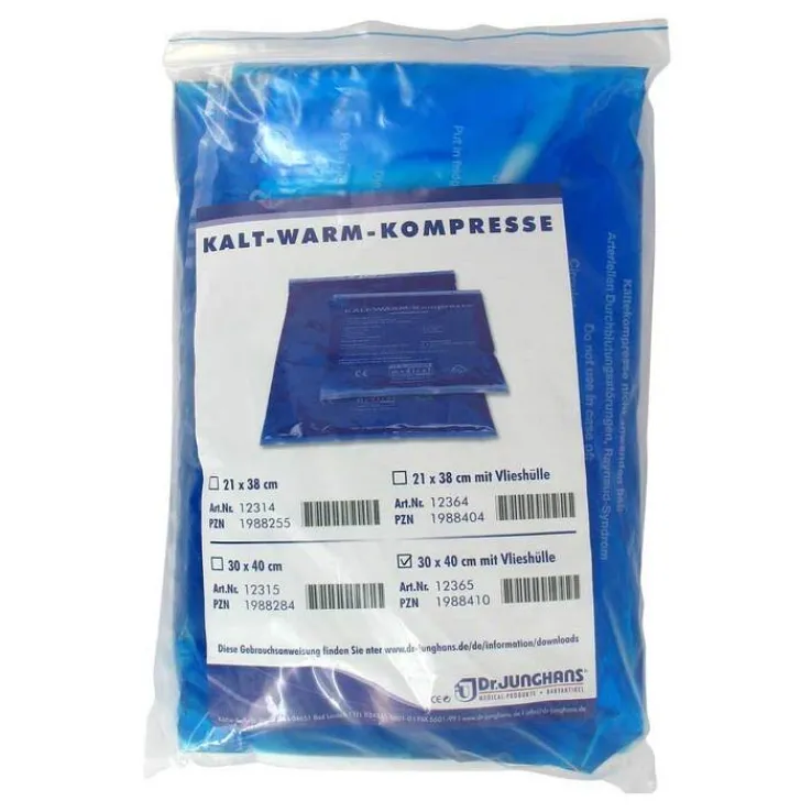 Kalt-Warm Kompresse 30x40cm mit Vlieshülle, 1 St