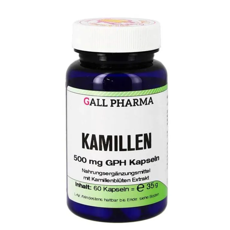 Online Kamillen 500 mg GPH Kapseln, 60 St Verdauung