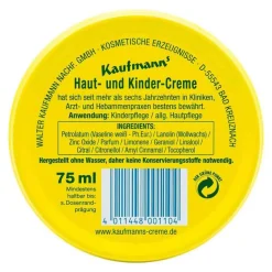 Hot Kaufmanns Haut und Kindercreme, 75 ml