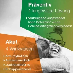 Ketozolin 2 % Shampoo , 2x120 ml