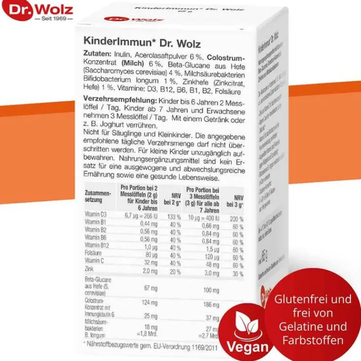 Kinderimmun Dr. Wolz Pulver, 65 g