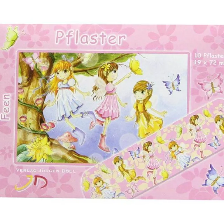 New Kinderpflaster Feen Briefchen, 10 St Kinder Kinderpflaster