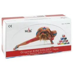 Hot Kinesiologie Tape 5 cm x 5 m rot, 1 St Kinesio Tape