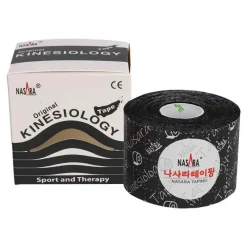 Discount Nasara Kinesiotape 5cmx5m schwarz, 1 St