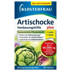 Clearance Artischocke plus Tabletten, 30 St Verdauung
