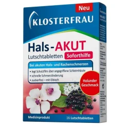 Klosterfrau Hals-Akut Lutschtabletten, 16 St