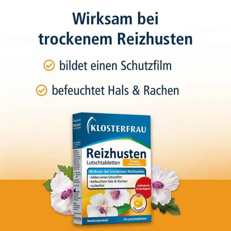 Klosterfrau Reizhusten Lutschtabletten, 24 St