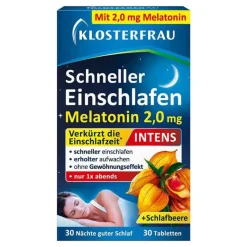 Outlet Klosterfrau Schneller Einschlafen Tabletten, 30 St