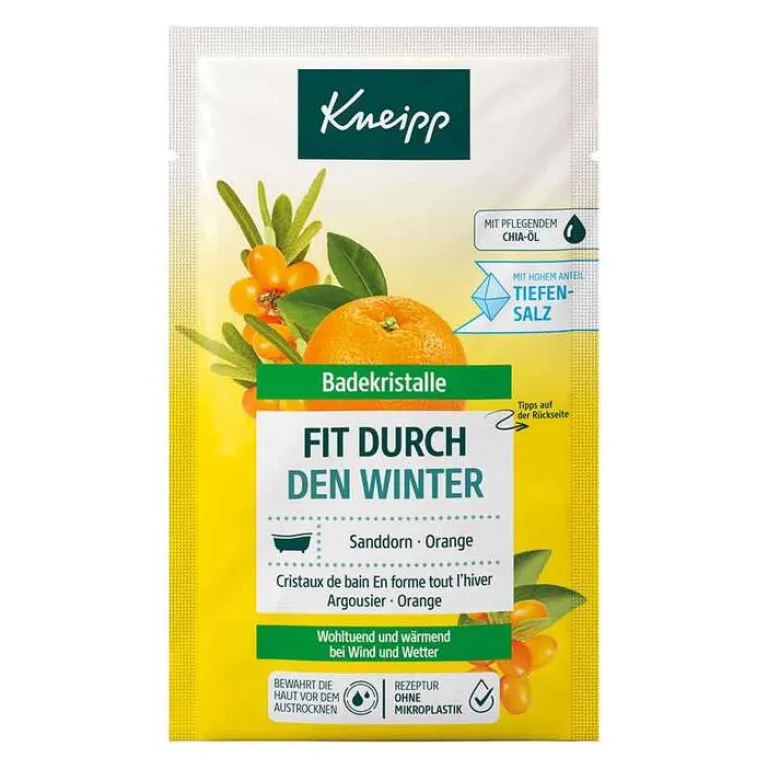 Outlet Kneipp Badekristalle Fit durch den Winter, 60 g