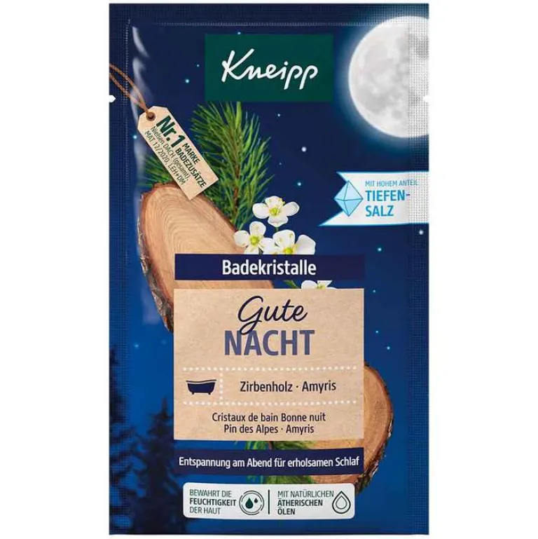 Best Badekristalle Gute Nacht, 60 g Badesalz