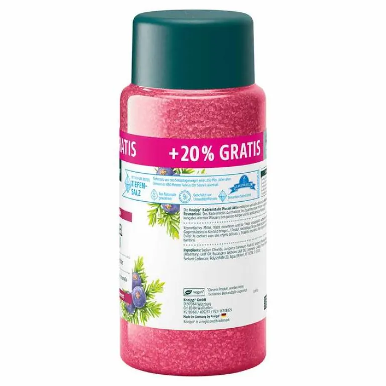 Sale Badekristalle Muskel Aktiv, 720 g Badesalz
