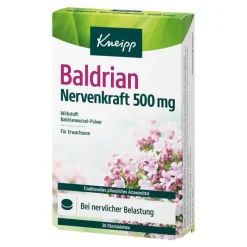 Online Baldrian Nervenkraft 500 mg Filmtabletten, 30 St Beruhigungsmittel