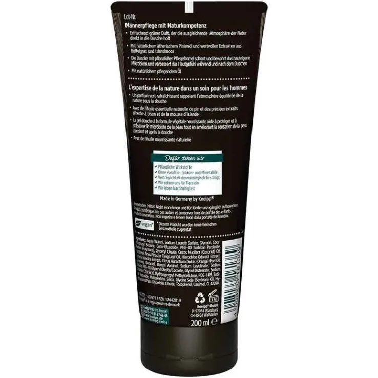 Kneipp Men 2in1 Dusche Nature feeling, 200 ml