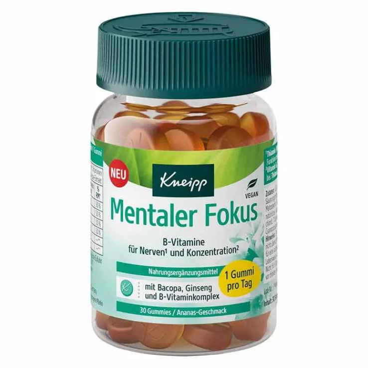 Kneipp Mentaler Fokus Gummies, 30 St