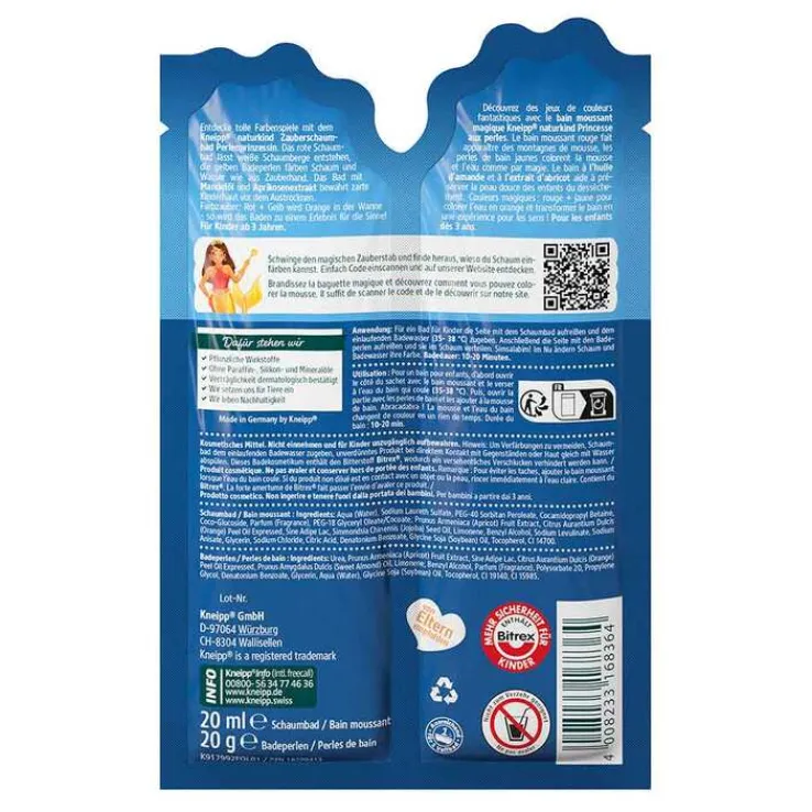 Kneipp naturkind Perlenprinzessin Zauberschaumabad, 1 P