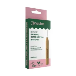 Sale Don Dandrea Deuschland AG Öko Interdental Zahnbürste Bambus 0,45 mm Nordics, 8 St