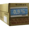 Kochsalzlösung 0,9% Glasflasche Infusionslösung, 10X250 ml
