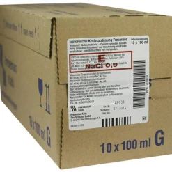 Outlet Kochsalzlösung 0,9% Glasflasche Fresenius, 10X100 ml Kochsalzlösung