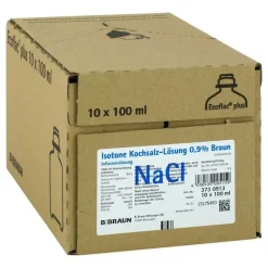 Online Kochsalzlösung 0,9% Miniflac, 10X100 ml Kochsalzlösung