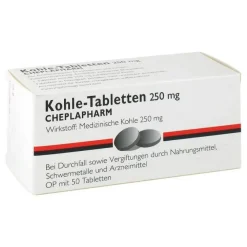 Hot Cheplapharm Kohle Tabletten, 50 St