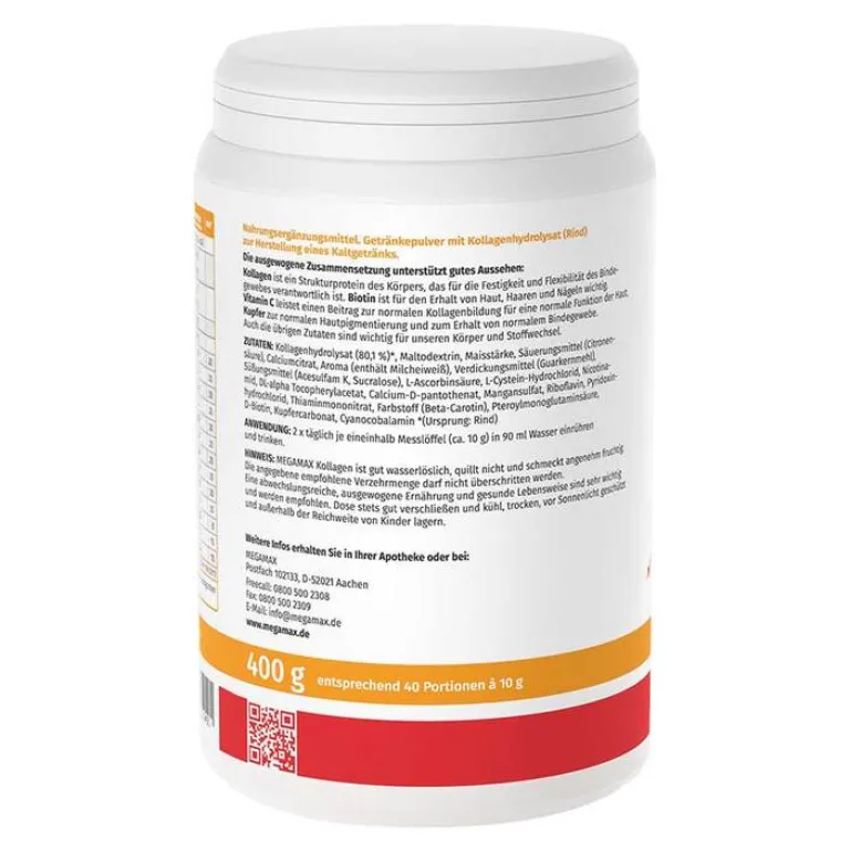 Clearance Kollagen Beauty Megamax Pulver, 400 g