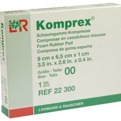 Schaumgummi Kompresse G, 1 St Sterile Kompressen