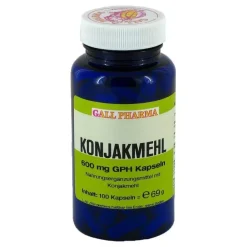 Best Konjakmehl 600 mg Kapseln, 100 St Abnehmtabletten