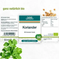 Best Koriander Extrakt Bio 24,3% V / V, 50 ml Speiseöle|Sonstige Bio Produkte