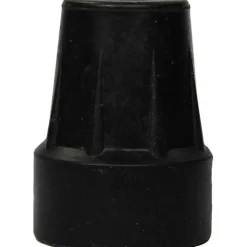 Krückenkapsel 18 / 19mm schwarz Stahleinl.Unter.St., 1 St