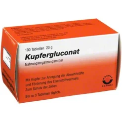 Clearance Wörwag Pharma Kupfergluconat Tabletten, 100 St