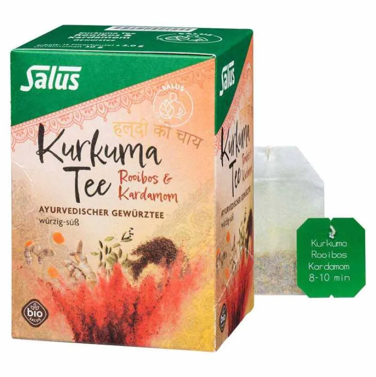 Online Kurkuma Tee Rooibos & Kardamom Bio Salus Fbeutel , 15 St Kräutertee|Bio Tee