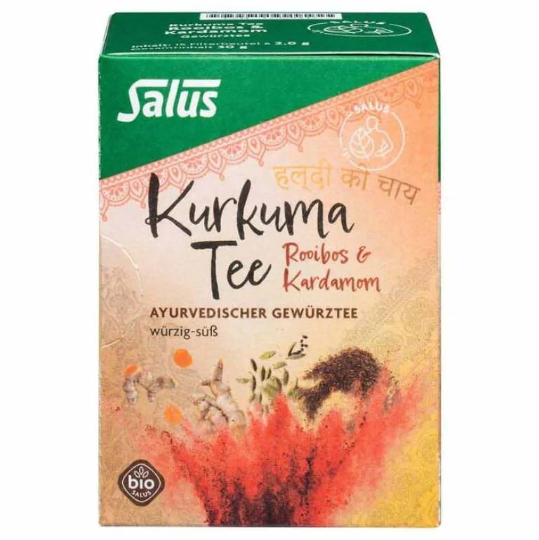 Online Kurkuma Tee Rooibos & Kardamom Bio Salus Fbeutel , 15 St Kräutertee|Bio Tee