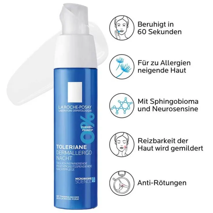 La Roche Posay Dermallergo Nachtcreme, 40 ml