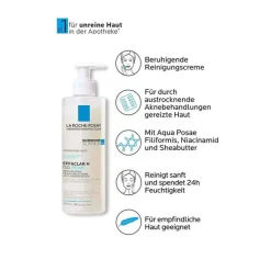 La Roche Posay Effaclar H Iso-Biome Reinigungscreme, 390 ml