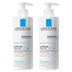 New La Roche Posay Lipikar Baume AP + M Creme, 2x400 ml