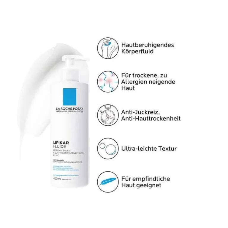 Hot La Roche Posay Lipikar Fluide, 400 ml
