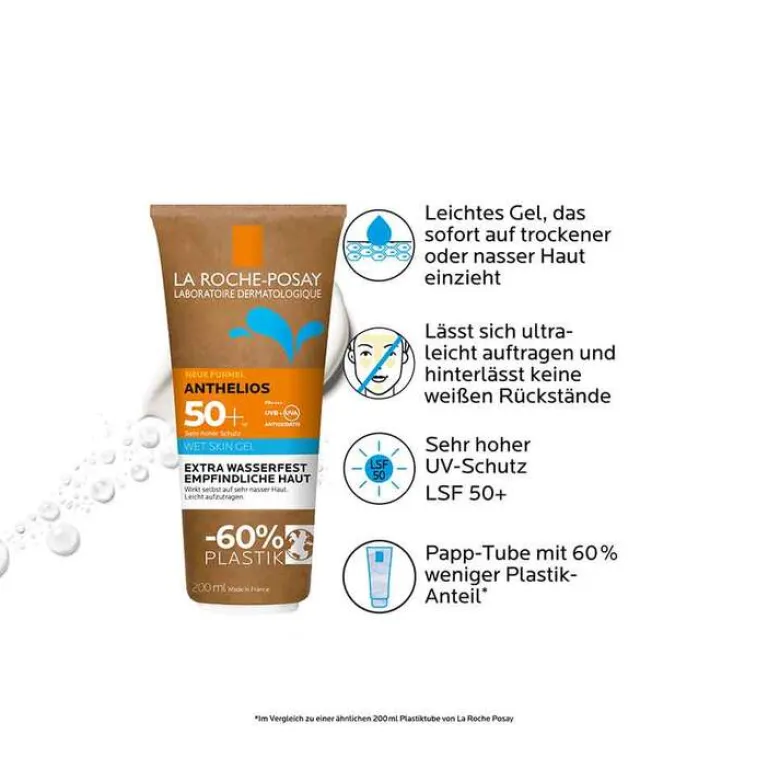 Clearance Anthelios Wet Skin Gel LSF 50 + , 200 ml Lsf 50+|Hauttypen