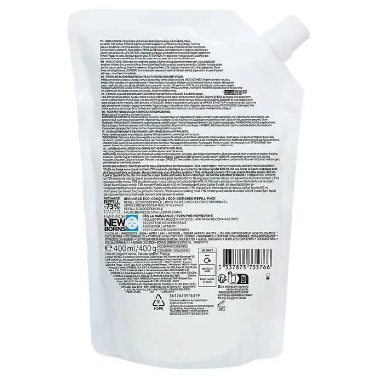 Outlet La Roche-Posay Lipikar Syndet AP+ Reinigungs-Cremegel, 400 ml Duschen & Waschen