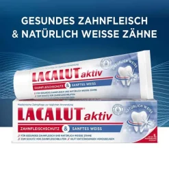 Lacalut aktiv Zahnfleischschutz & sanftes Weiß, 75 ml