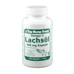 Outlet Lachsöl Kapseln 500 mg, 120 St Omega 3 Kapseln