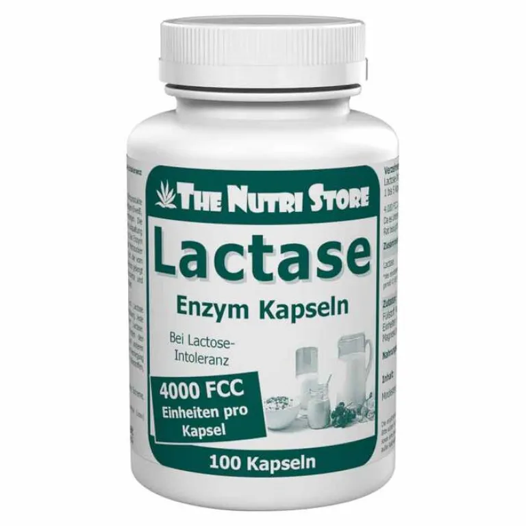 The Nutri Store Lactase 4000 FCC Enzym Kapseln, 100 St